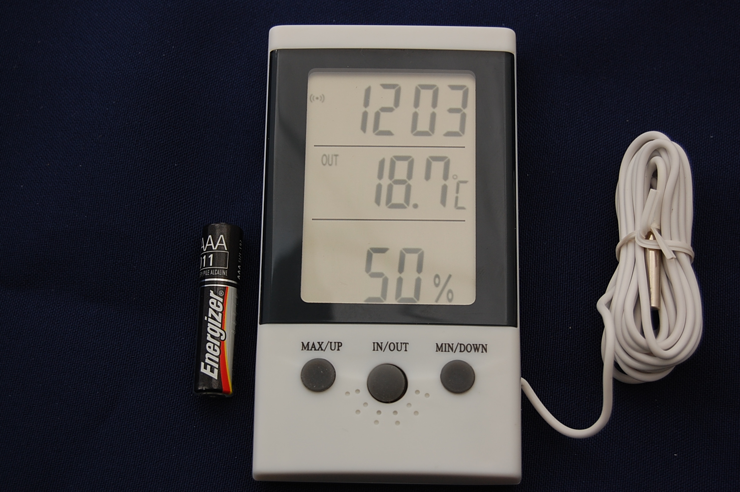 DT2: Dual Indoor/ outdoor Temperature Display Digital Thermometer, indoor room Hygrometer, F American