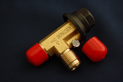 Safety Valve Brass Construction, This valve automatic opens when