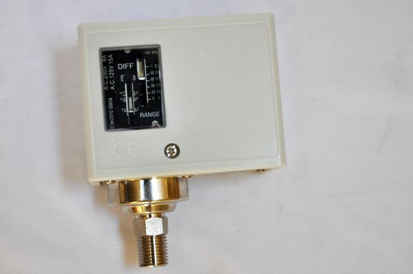 Vacuum Pump Pressure Control Switch Regulator: Full Range from Under 10 Inch Hg to 30 Inch Hg