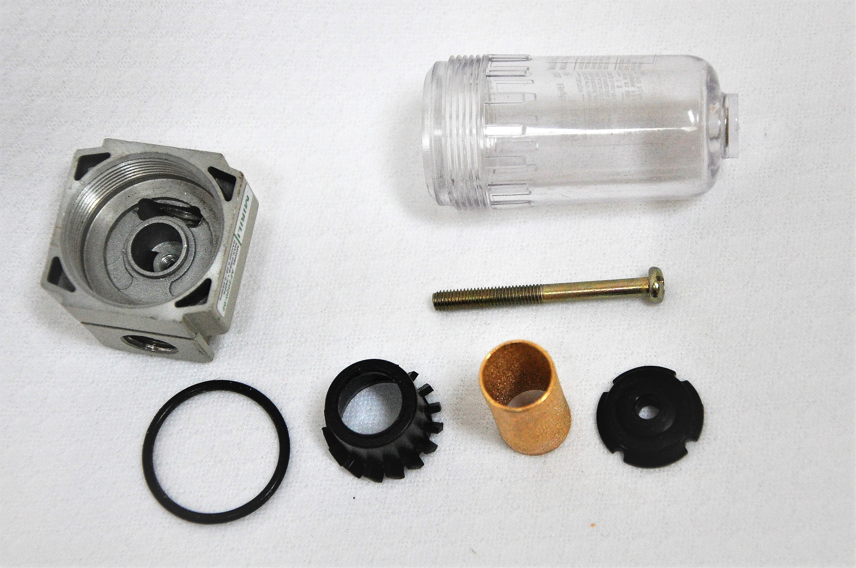Mini-Filter Dust Filter Assembly for Oilless Oilfree Vacuum Pumps 1/4 npt