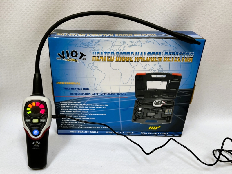 Best Detector:Heated Diode Pentode halogen Leak detector HD2 most Sensitive Professional HVAC Tool